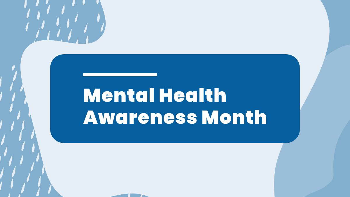 mental health awareness month banner